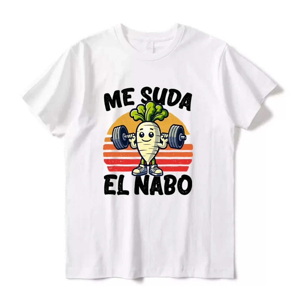 Summer Clothing In Spanish - Me Suda El Nabo T-shirt stampata