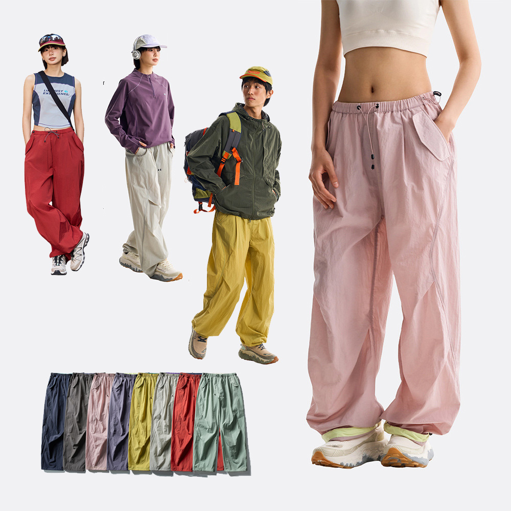 Summer Hiking Clothing - Pantaloni Cargo Larghi Casual Sportivi Leggeri
