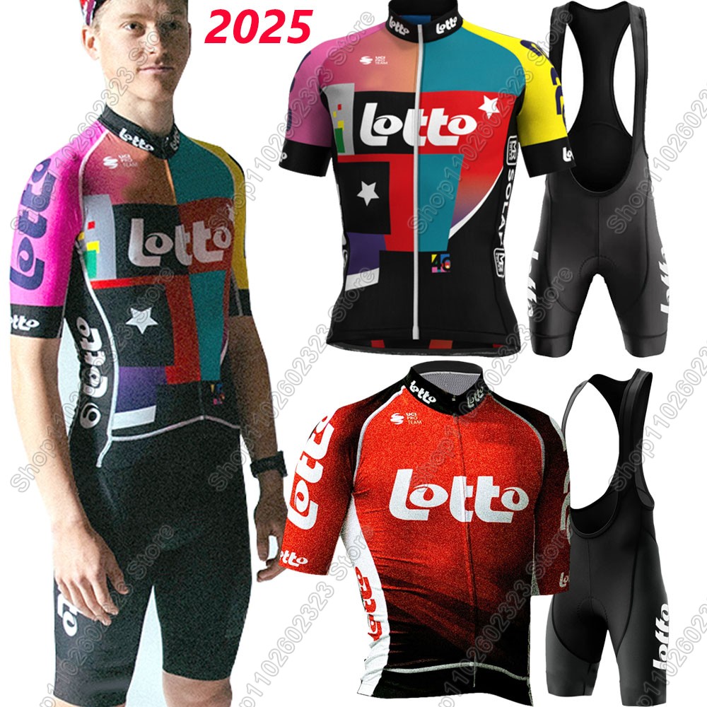 Summer Clothing Men 2025 - Maglia da ciclismo Lotto team 2025