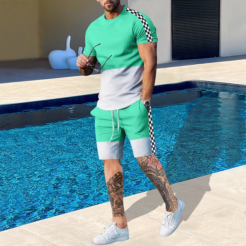 Summer Clothing Haul - Set da Uomo a 2 Pezzi