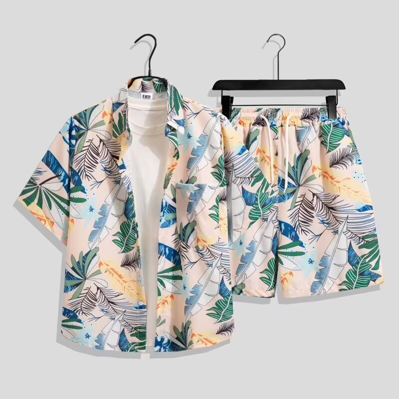 Summer Clothes - Set Camicia e Pantaloncini Stile Hawaiano