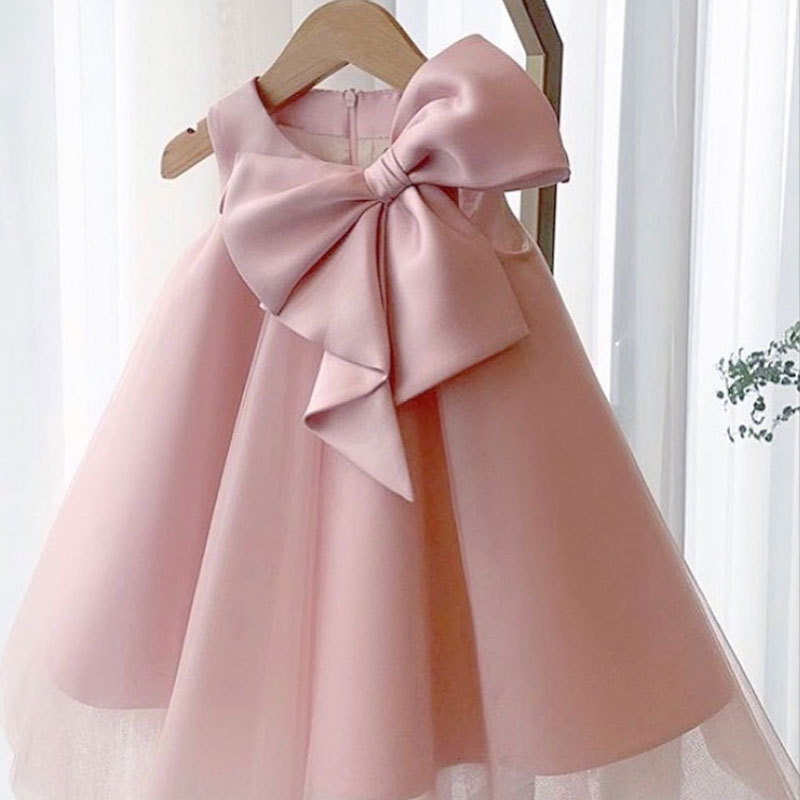 Summer Clothing Kids - Summer Big Bow Baby Girl Dress