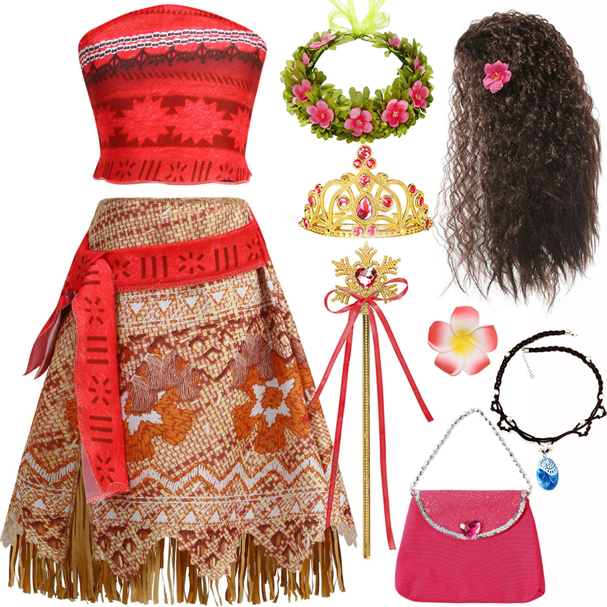 Summer Clothing Kids - Moana Abiti stile classico per ragazze