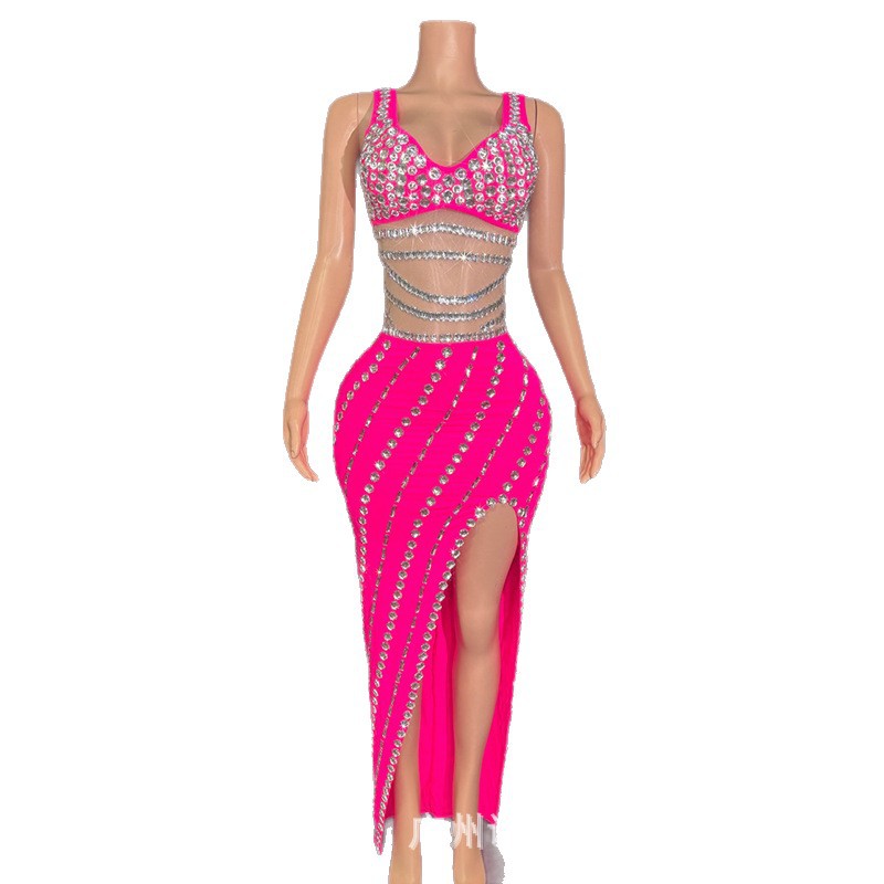 Summer Clothing Resort - Abito di Lusso con Diamanti Scintillanti
