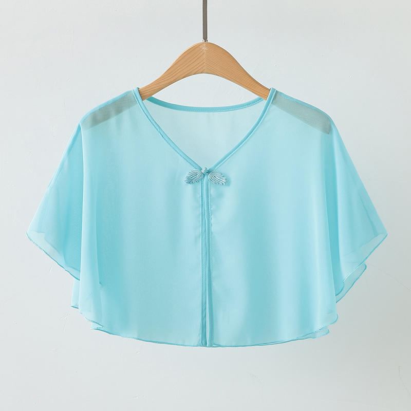 Summer Clothing Accessories - Abbigliamento esterno corto in chiffon primaverile