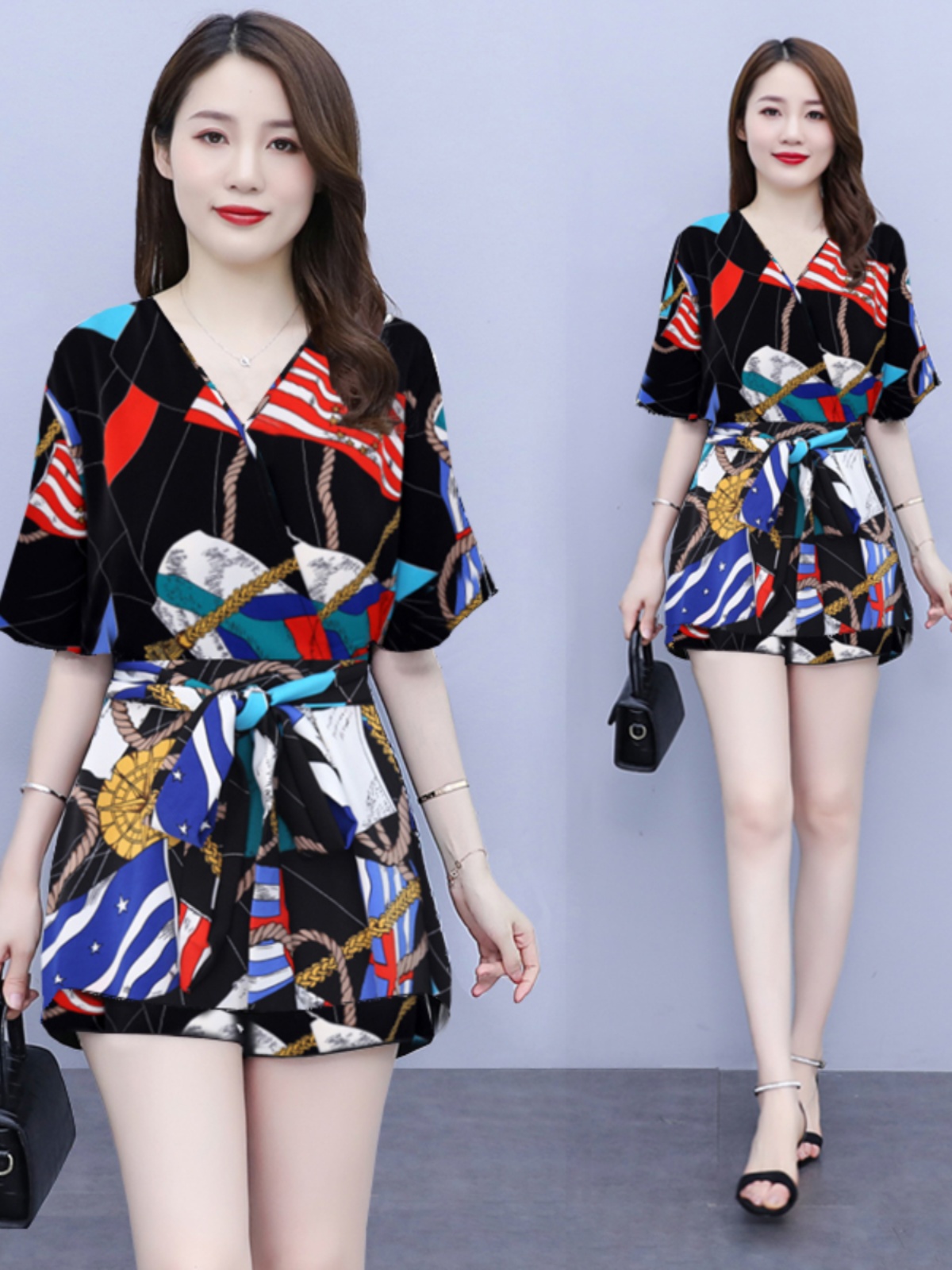 Summer Clothing Accessories - Completo Estivo alla Moda per Donne