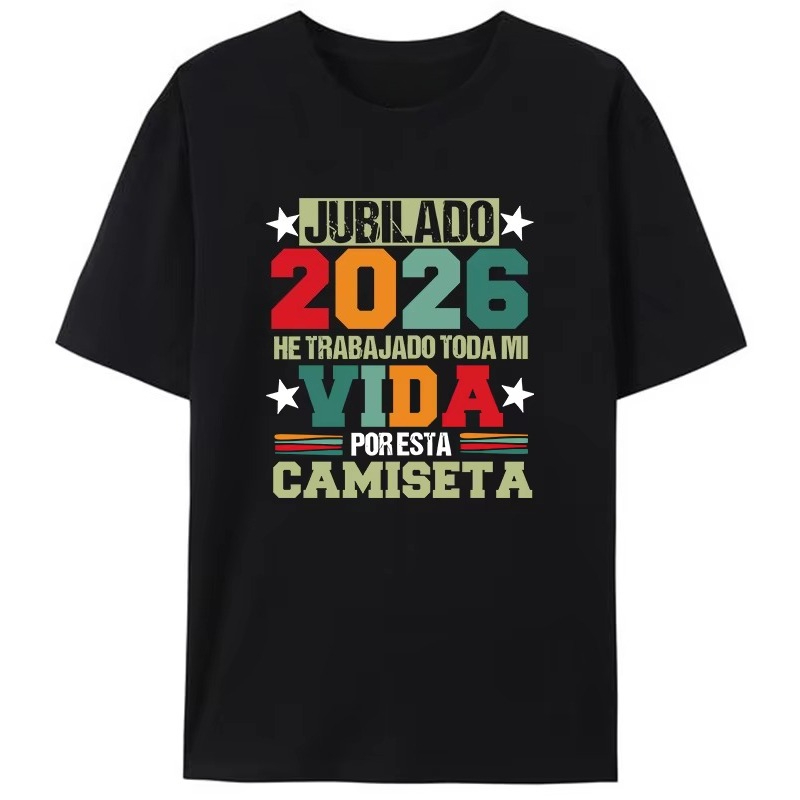 Summer Clothing In Spanish - Maglietta Vintage da Uomo 'Ho Lavorato