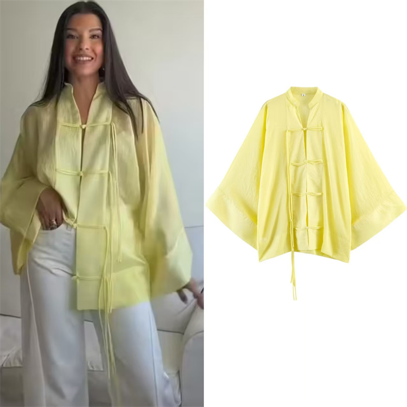 Yellow Summer Clothing - Camicia da Donna 2026 Nuova Collezione