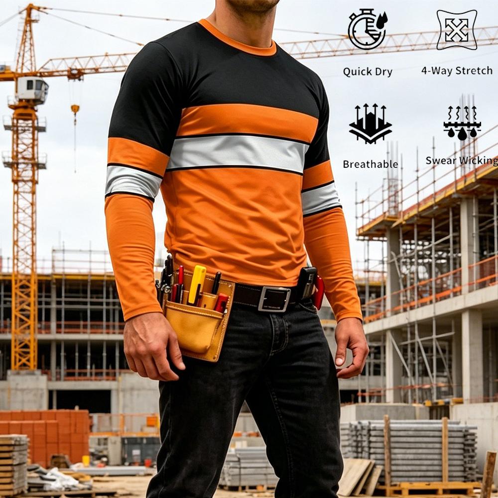 Summer Clothing Tops - T-shirt a Maniche Lunghe da Lavoro