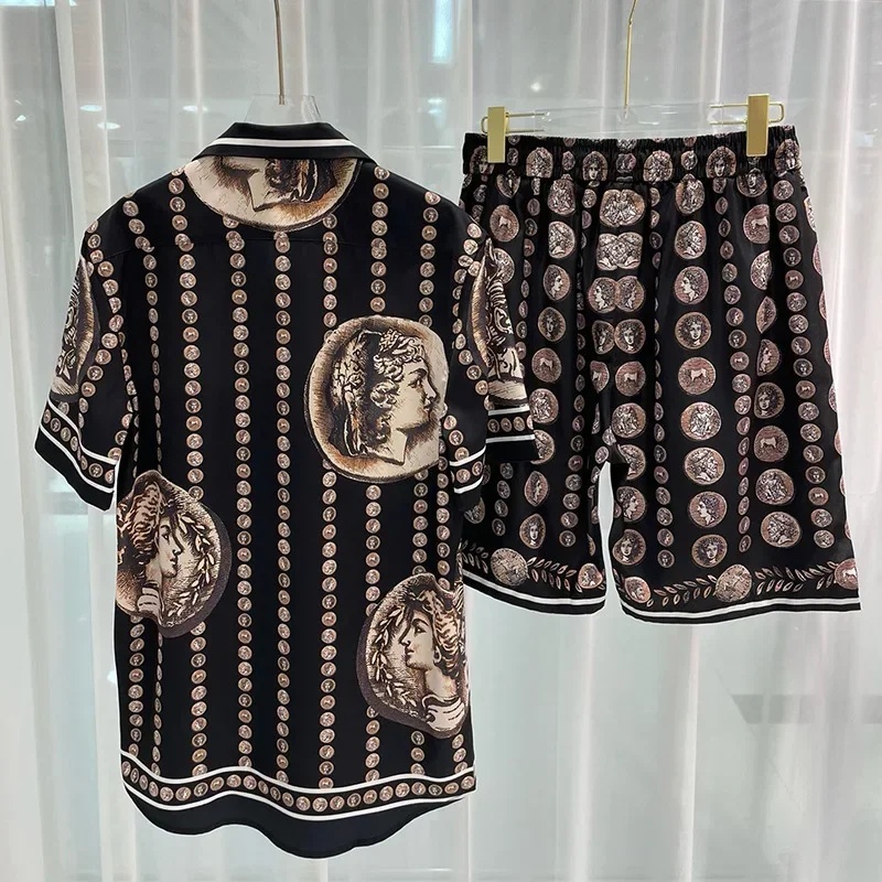 Summer Clothes - Completo Camicia Uomo Royal Luxury, Set