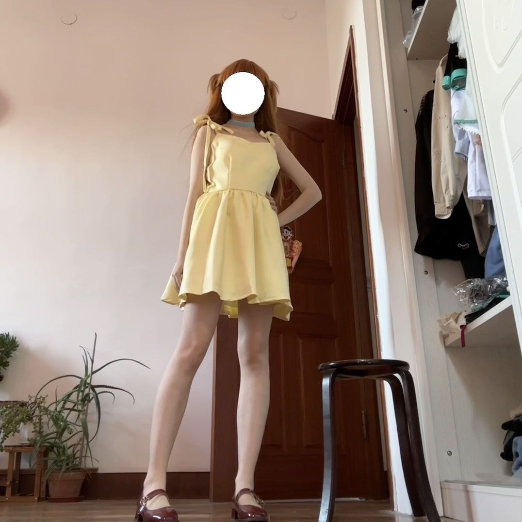 Shikinami Asuka Langley Abito  - Yellow Summer Clothing recensione e prezzo
