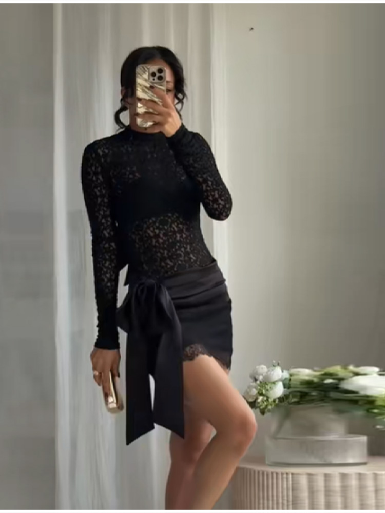 Set di pizzo nero alla moda Mi - Summer Vacation Clothing Men recensione e prezzo