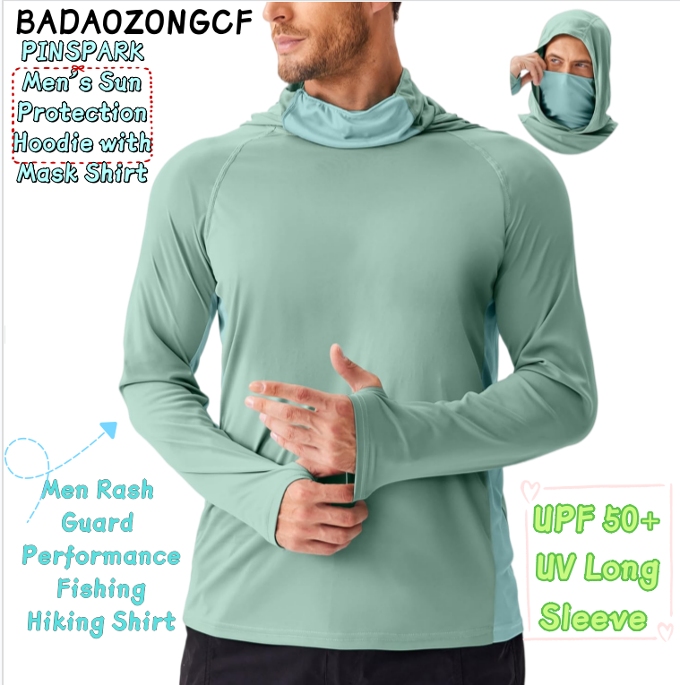 PINSPARK Felpa con Cappuccio e - Summer Hiking Clothing recensione e prezzo