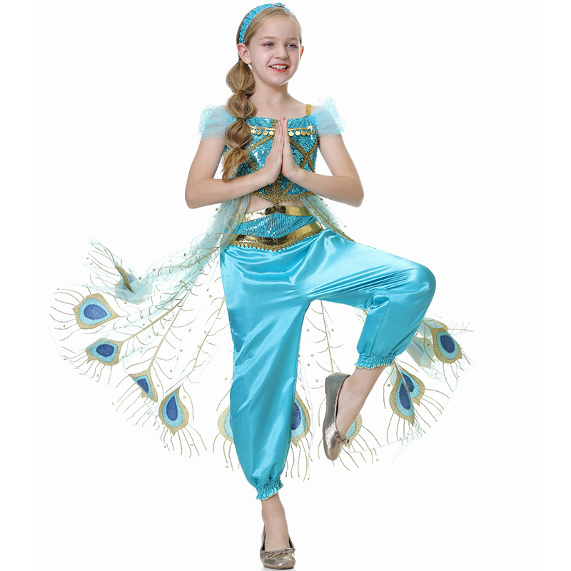 Jasmine Girls Princess Dress L - Summer Clothing Kids recensione e prezzo