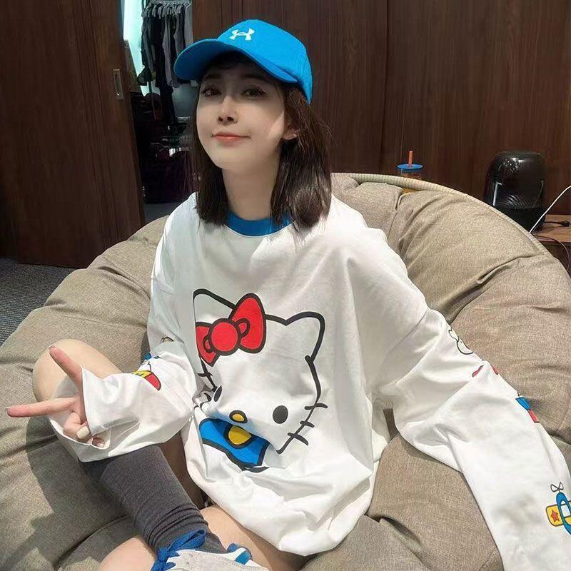 T-shirt a maniche lunghe Hello - Summer Clothing Tops recensione e prezzo