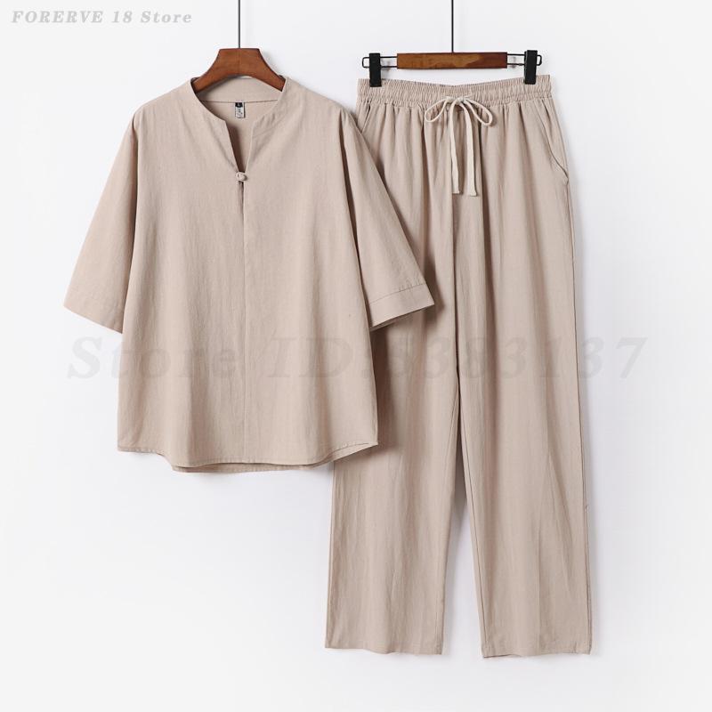 Nuovo Completo Estivo in Lino- - Summer Clothing Men Linen recensione e prezzo