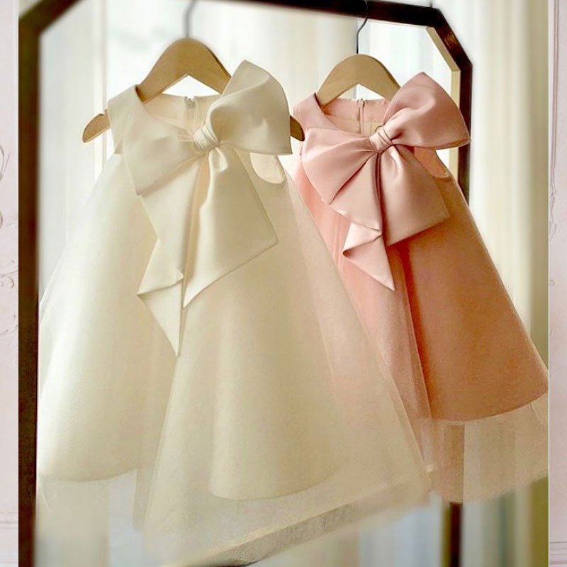Summer Big Bow Baby Girl Dress - Summer Clothing Kids recensione e prezzo