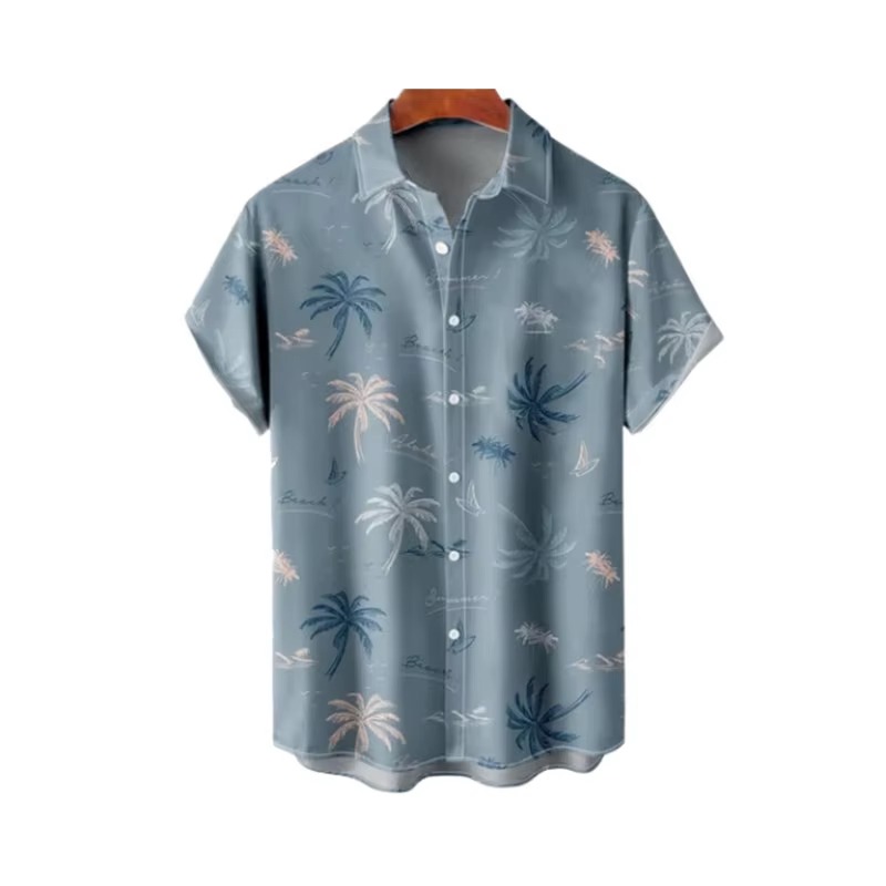 Camicie in stile dipinto a oli - Summer Vacation Clothing Men recensione e prezzo