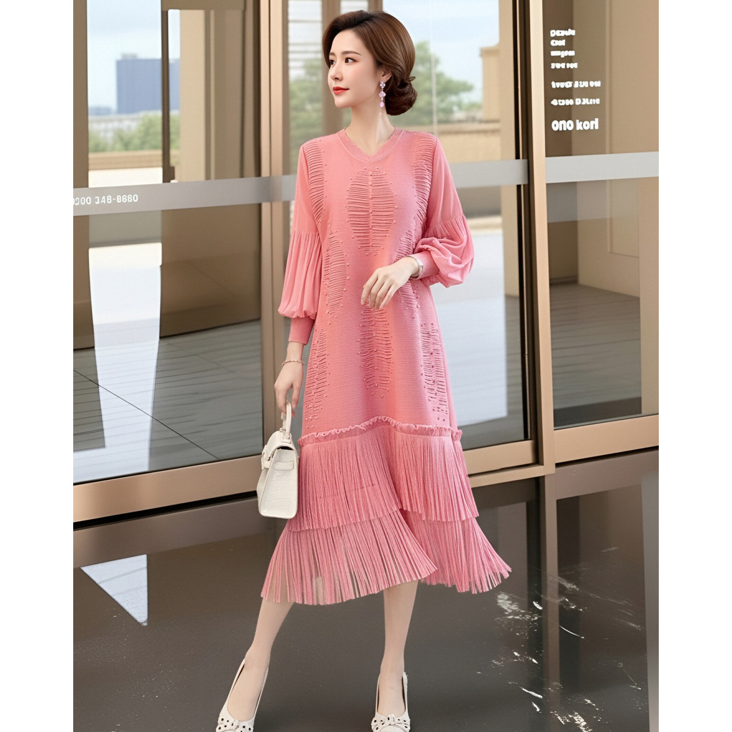 Gonna a Pieghe Stile Miyake co - Summer Clothing Resort recensione e prezzo