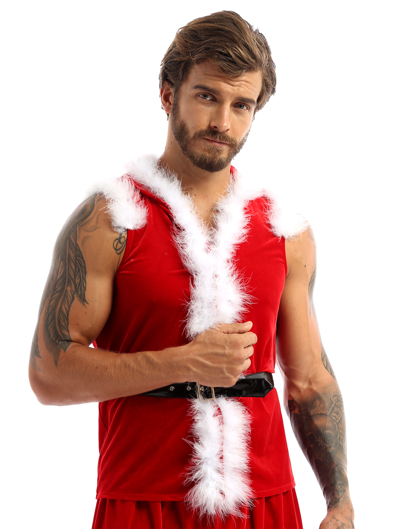 Uomo natale Dress Up babbo nat - Summer Vacation Clothing Men recensione e prezzo