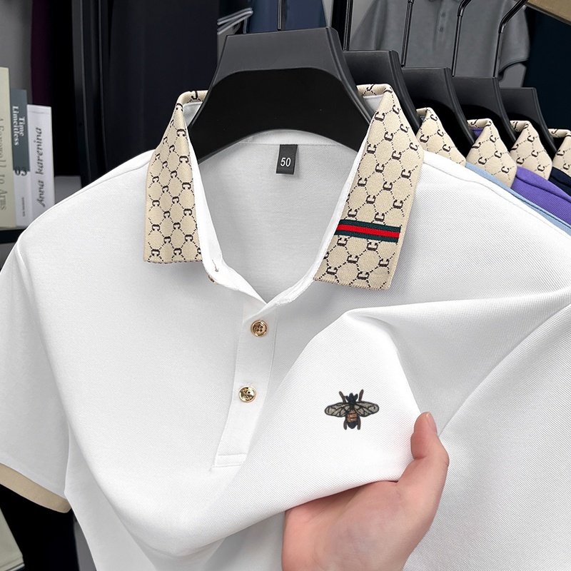 Polo da Uomo di Lusso di Alta  - Summer Clothing Men Linen recensione e prezzo