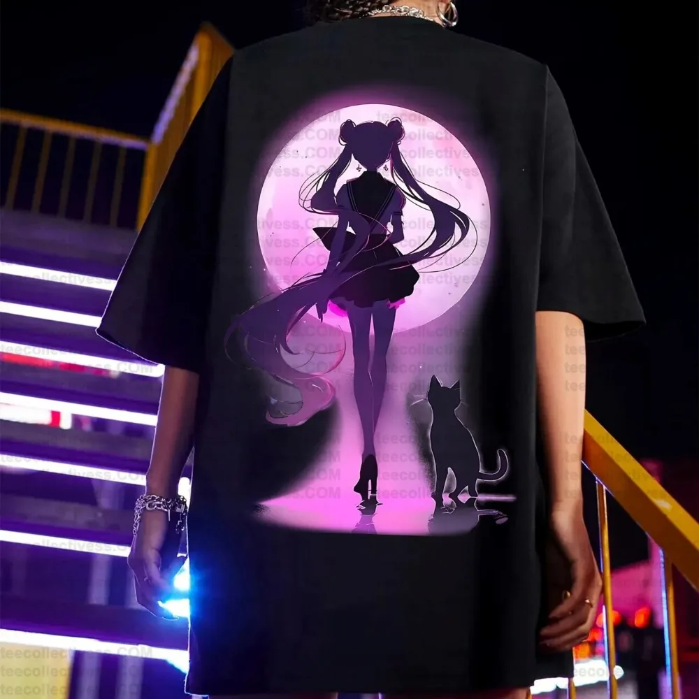 Anime Sailor Moon T-shirt esti - Summer Clothing Men 2025 recensione e prezzo