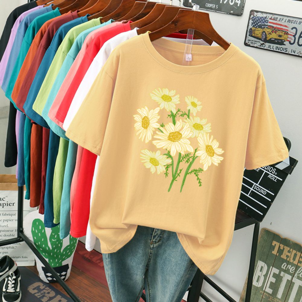 T-shirt da donna in cotone da  - Yellow Summer Clothing recensione e prezzo