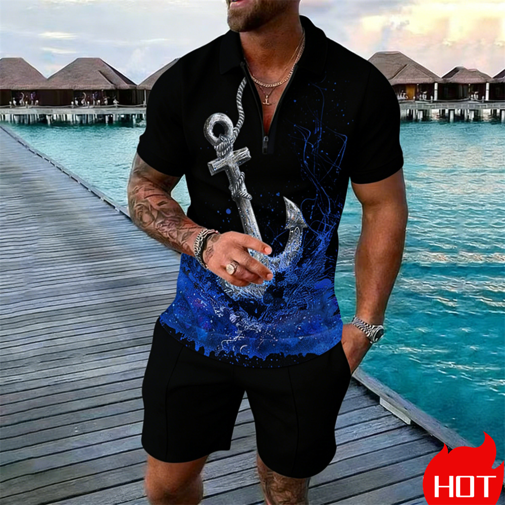 Set estivo da uomo con polo vi - Summer Vacation Clothing Men recensione e prezzo