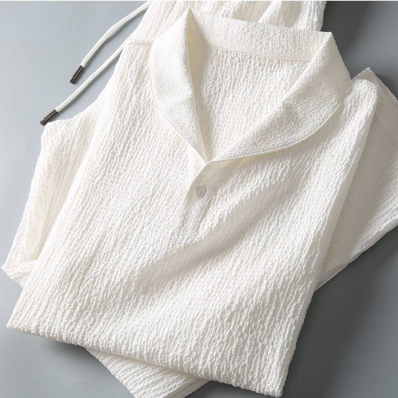 Abito estivo in due pezzi di l - Summer Clothing Men Linen recensione e prezzo