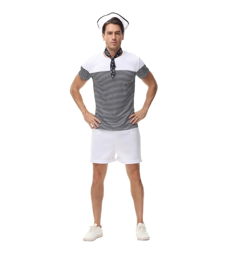 Costume da marinaio per coppia - Summer Vacation Clothing Men recensione e prezzo