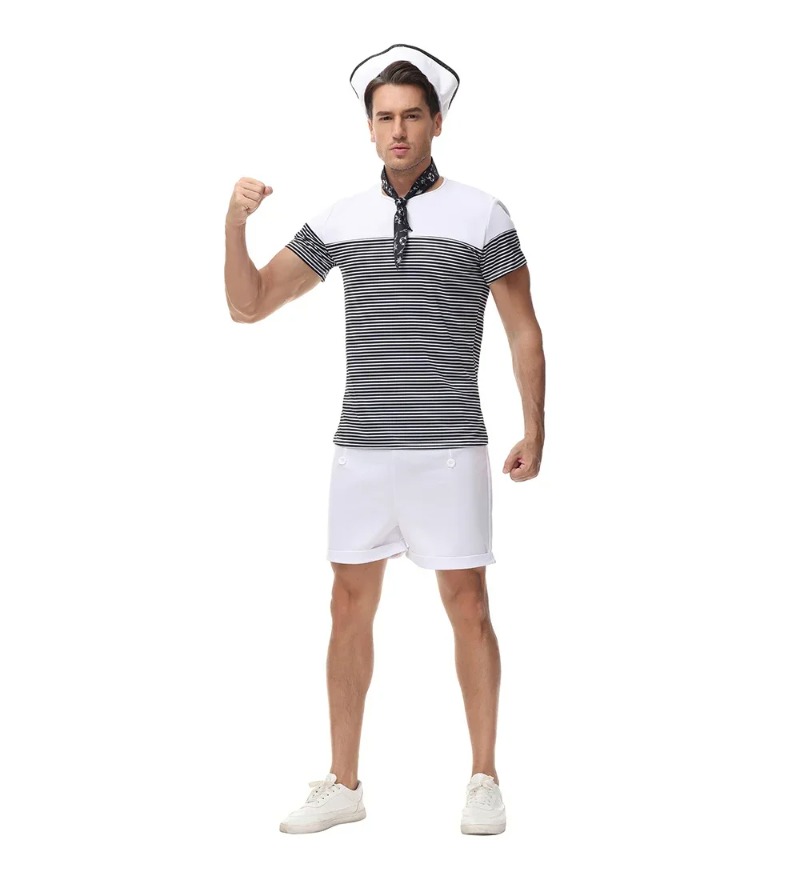 Costume da marinaio per coppia - Summer Vacation Clothing Men recensione e prezzo